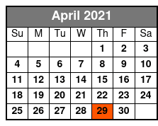 Haygoods April Schedule