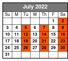 Haygoods July Schedule