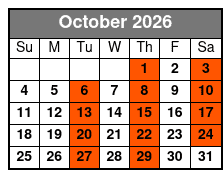 Haygoods October Schedule