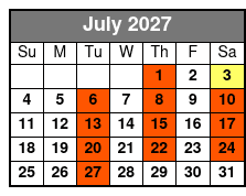 Haygoods July Schedule