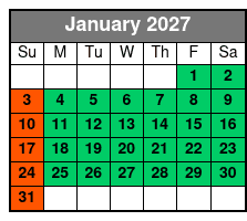 Veterans Memorial Museum January Schedule