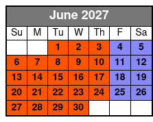 White Water Branson MO June Schedule
