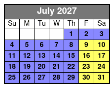 White Water Branson MO July Schedule