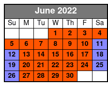 White Water Branson MO June Schedule