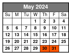 White Water 2 Day Ticket May Schedule