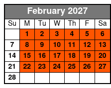 World's Largest Toy Museum Complex February Schedule