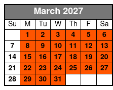 World's Largest Toy Museum Complex March Schedule