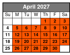 World's Largest Toy Museum Complex April Schedule