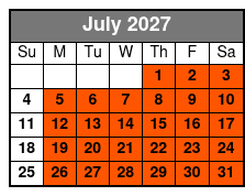 World's Largest Toy Museum Complex July Schedule