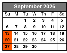 Southern Gospel Sundays with The Frosts September Schedule