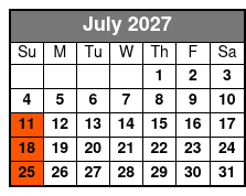 Southern Gospel Sundays with The Frosts July Schedule
