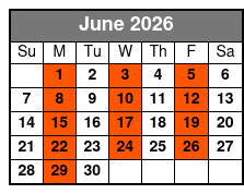 Shepherd's Wild West Showdown June Schedule