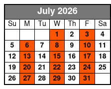 Shepherd's Wild West Showdown July Schedule