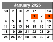 Aaron Wayne - Sweet Dreams Comedy Hypnosis Show January Schedule