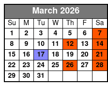 Aaron Wayne - Sweet Dreams Comedy Hypnosis Show March Schedule