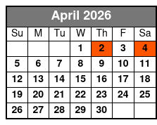 Aaron Wayne - Sweet Dreams Comedy Hypnosis Show April Schedule