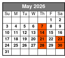 Aaron Wayne - Sweet Dreams Comedy Hypnosis Show May Schedule