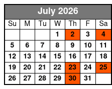 Aaron Wayne - Sweet Dreams Comedy Hypnosis Show July Schedule