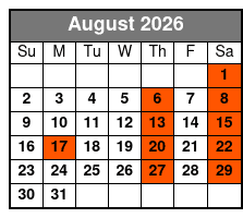 Aaron Wayne - Sweet Dreams Comedy Hypnosis Show August Schedule