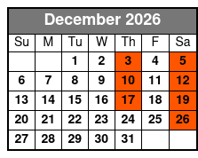 Aaron Wayne - Sweet Dreams Comedy Hypnosis Show December Schedule