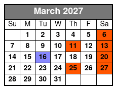 Aaron Wayne - Sweet Dreams Comedy Hypnosis Show March Schedule