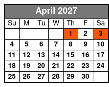 Aaron Wayne - Sweet Dreams Comedy Hypnosis Show April Schedule
