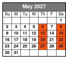 Aaron Wayne - Sweet Dreams Comedy Hypnosis Show May Schedule