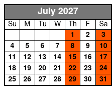 Aaron Wayne - Sweet Dreams Comedy Hypnosis Show July Schedule