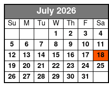 Bohemian Queen Live July Schedule