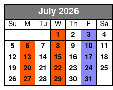 The Sound of Simon & Garfunkel July Schedule