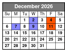 The Sound of Simon & Garfunkel  December Schedule