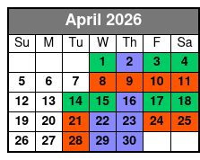 David at Sight & Sound Theatres Preferred Seating April Schedule