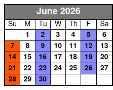 A Garth Tribute June Schedule