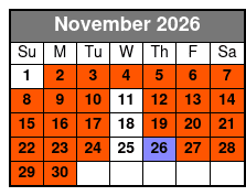 Riga Tony's Branson's Best Murder Mystery Christmas Dinner Show November Schedule