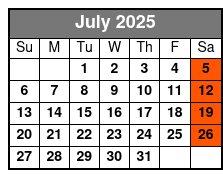 Jukebox Live with Mark Aldred July Schedule