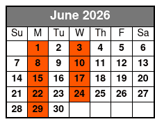 Patsy Cline & Friends June Schedule