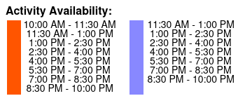Bigfoot Branson Escape Room: Curse of the White River Train Color Key