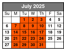 Michael Winslow Show July Schedule