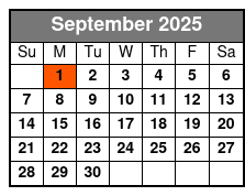 Michael Winslow Show September Schedule