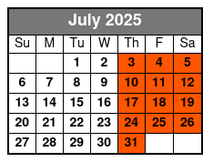 Branson Comedy Factory July Schedule