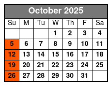 Listen to the Music: The Morace Family Show October Schedule