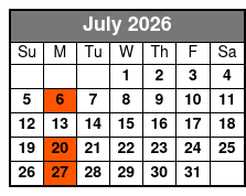 Listen to the Music: The Morace Family Show July Schedule