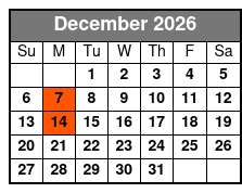 Listen to the Music: The Morace Family Show December Schedule