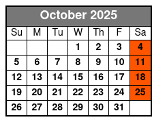 Solid Walls of Sound October Schedule