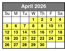 Best of Branson Pink Jeep Sunset Tour April Schedule