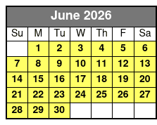 Best of Branson Pink Jeep Sunset Tour June Schedule