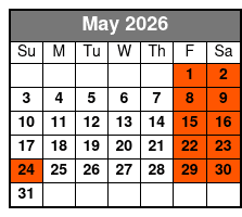 Outpost Opry Variety Show May Schedule