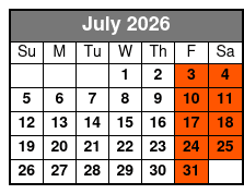 Outpost Opry Variety Show July Schedule