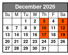 Christmas With Elvis  December Schedule