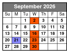 Carpenters Once More Branson September Schedule